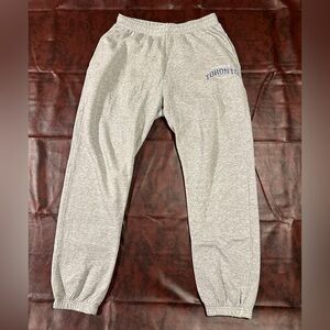 University of Toronto Grey Sweatpants Large